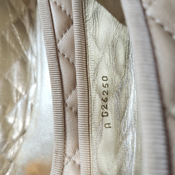 CHANEL Women G26250 Quilted Soft Lambskin Ballet Flats Cap Toe CC s, Size 38 EU - Picture 11 of 16